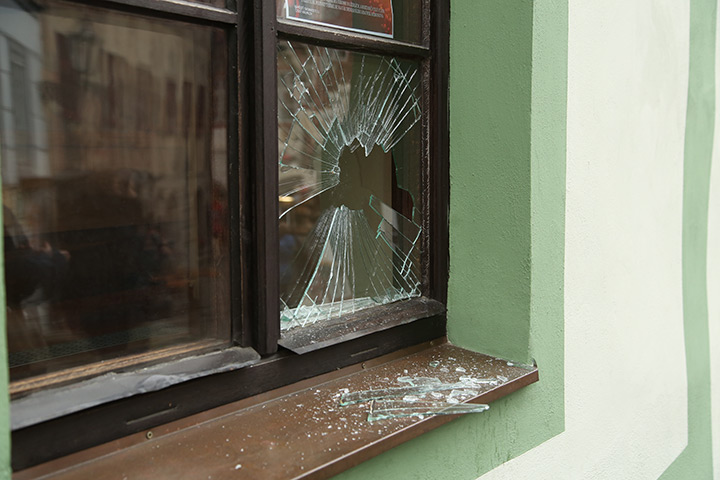 A2B Glass are able to board up broken windows while they are being repaired in Great Baddow.